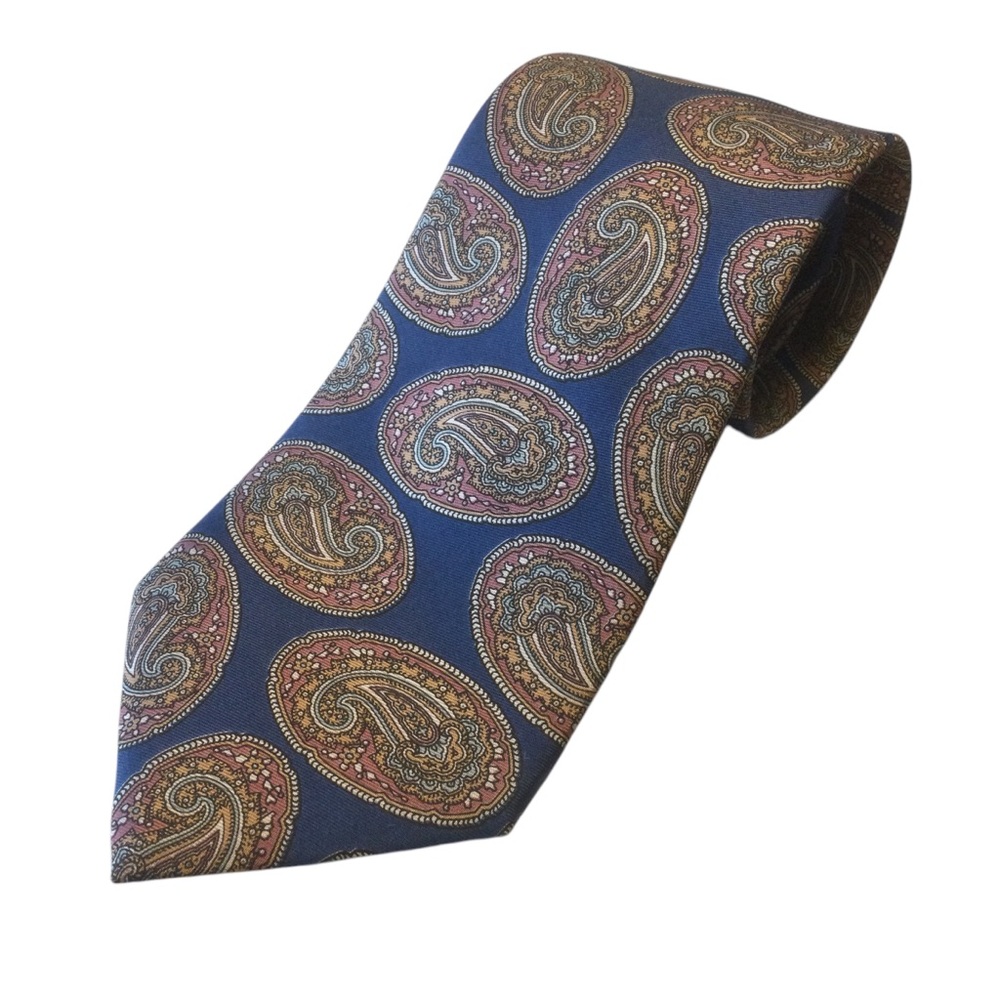 VTG Mallory & Church London Paisley Men’s Silk Necktie